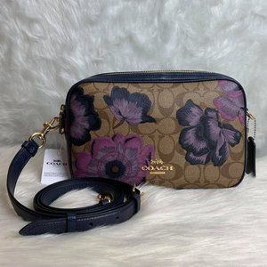 CROSSBODY IN SIGNATURE CANVAS WITH KAFFE FASSETT